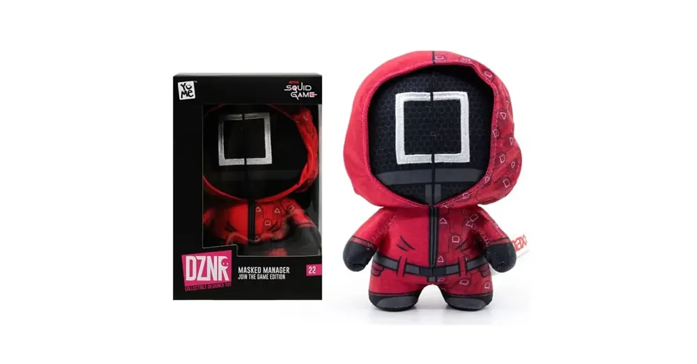 Bestseller Squid Game DZNR Masked manager plüss figura Join the Game kiadás 18 cm