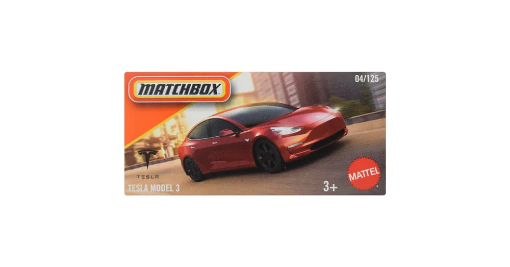 Különleges ajánlat Matchbox Papírdobozos Tesla Model 3 kisautó 1/64 – Mattel