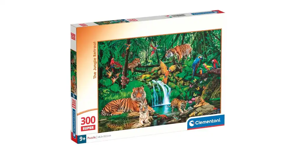 Exkluzív ajánlat A dzsungel állatai 300 db-os Super puzzle – Clementoni