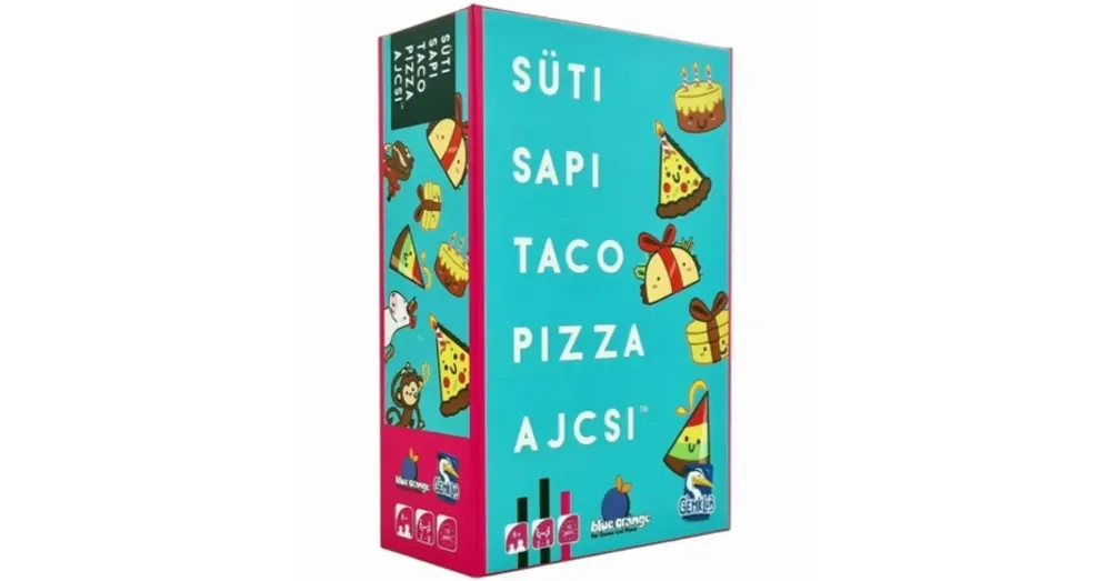 Süti, sapi, taco, pizza, ajcsi társasjáték Különleges ajánlat