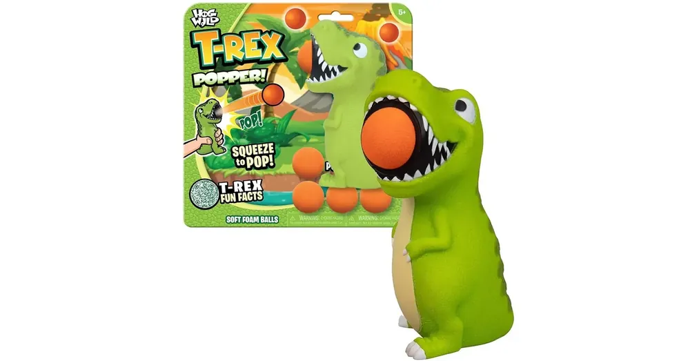 Szuper ajánlat Zing Popper T-rex kilövő labdákkal