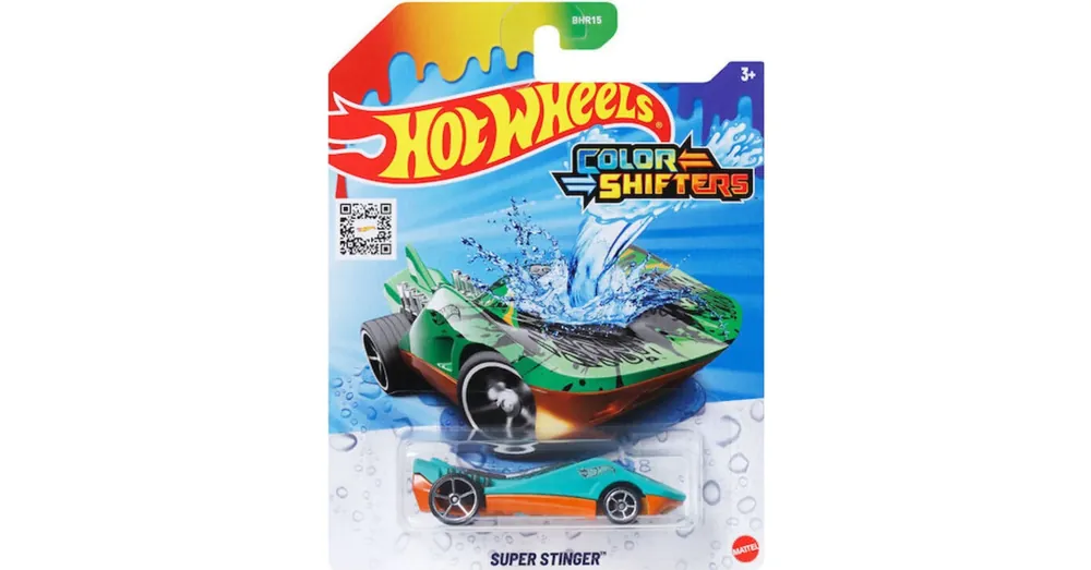 Hot Wheels Super Stinger kék-zöld színváltós kisautó 1/64 – Mattel Exkluzív ajánlat