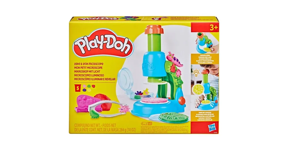 Nézd meg most Play-Doh Wonder Glow mikroszkópos gyurmaszett világító elemekkel – Hasbro