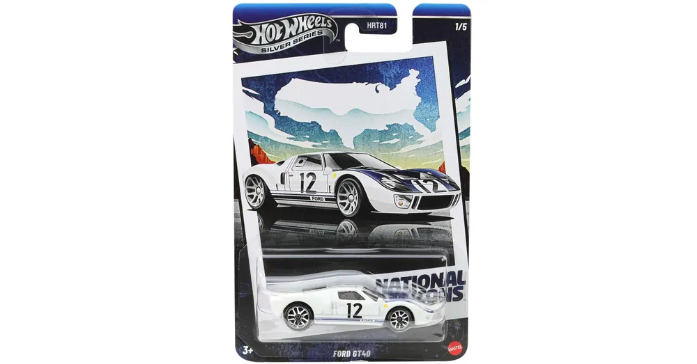 Legjobb ár Hot Wheels Vintage Ford GT40 kisautó 1/64 – Mattel