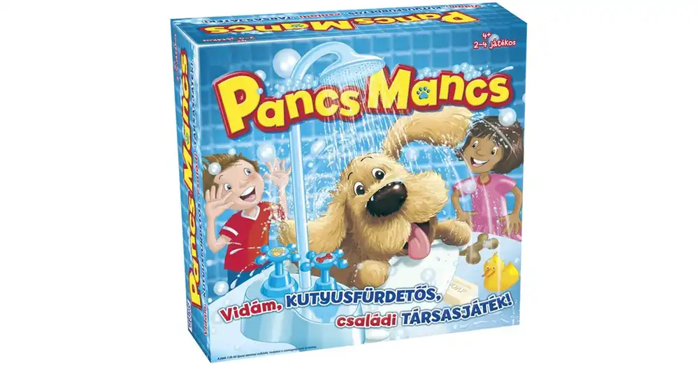 Bestseller Pancs Mancs – vidám kutyusfürdetős családi társasjáték