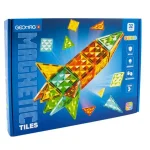 Exkluzív ajánlat Geomag Magnetic Tiles Gems Rocket 32 db-os rakéta készlet