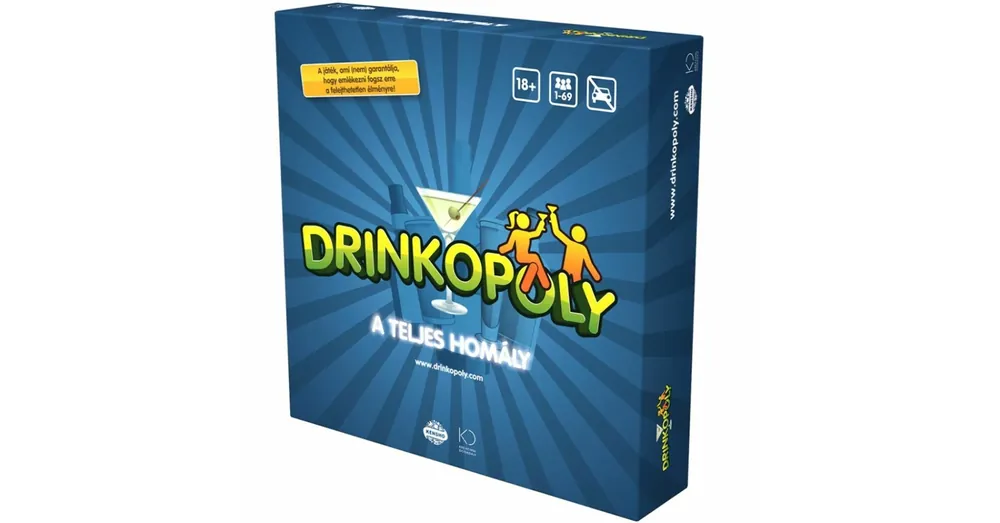 Gyors szállítás Drinkopoly A teljes homály társasjáték