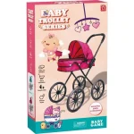 Akciós ár Luna Rózsaszín babakocsi dobozban 39×66×74 cm