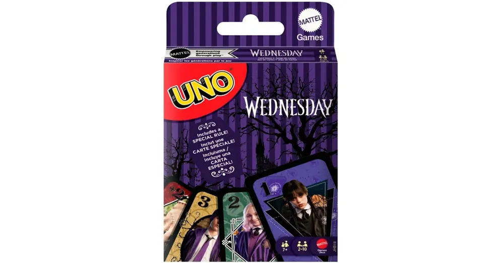 UNO Wednesday kártyajáték – Mattel Prémium