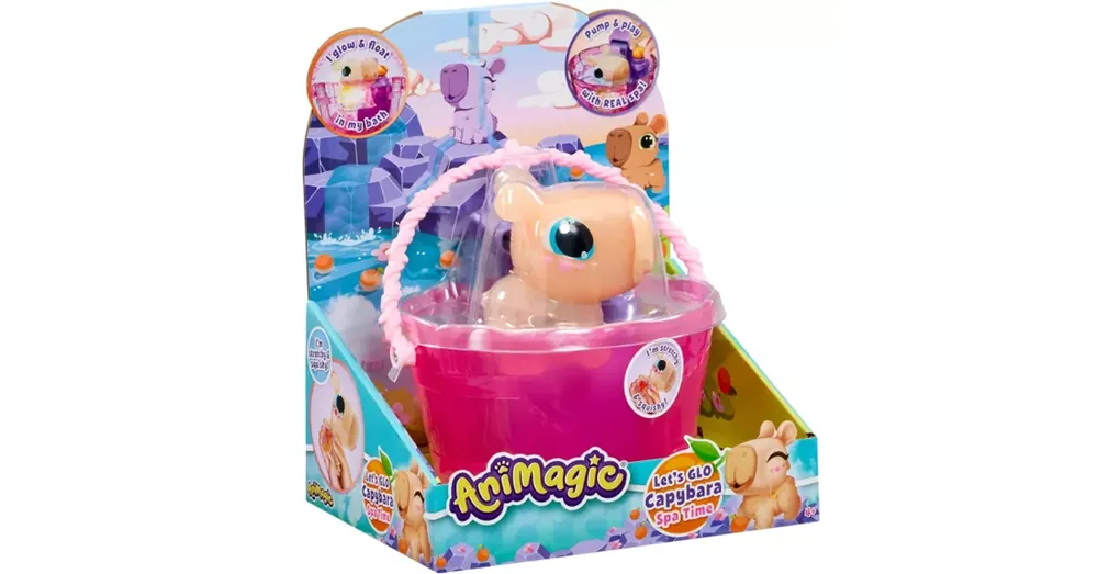 Let’s Glo Capybara – Világító vízipajtás szett Gyors szállítás