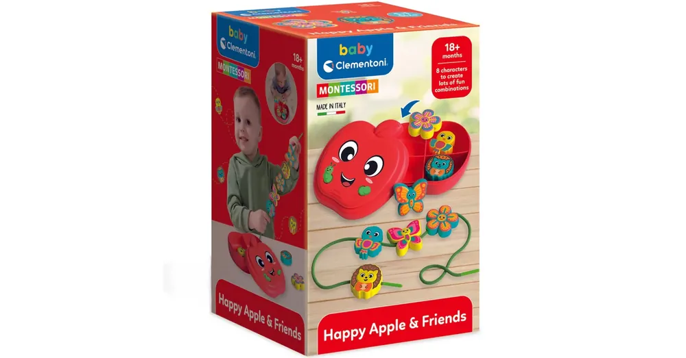 Kedvezményes ár Vidám alma fűzős játék – Clementoni Baby