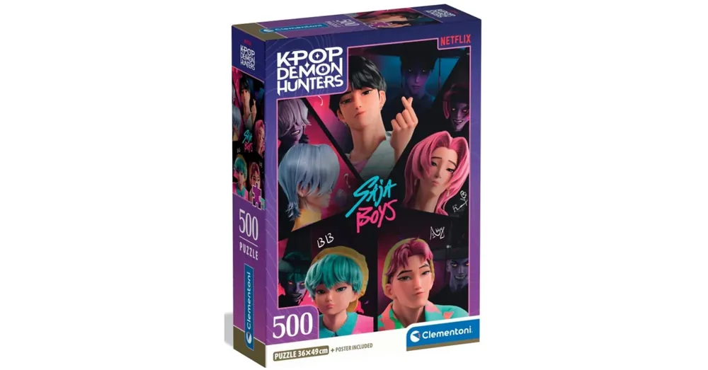 Akció K-pop démonvadászok Saja Boys puzzle 500 db-os – Clementoni