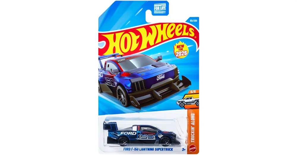Olcsó Hot Wheels Ford F-150 Lightning Supertruck kisautó 1/64 – Mattel