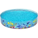 Akciós ár Bestway Fill ’N Fun™ Odyssey tenger mintás merevfalú pancsoló medence Ø 244 × 46 cm