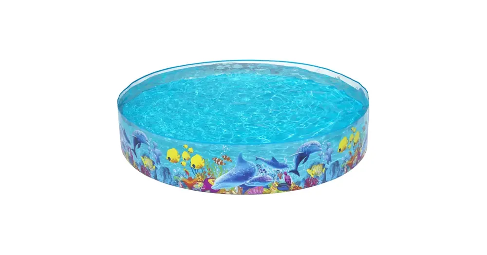 Akciós ár Bestway Fill ’N Fun™ Odyssey tenger mintás merevfalú pancsoló medence Ø 244 × 46 cm