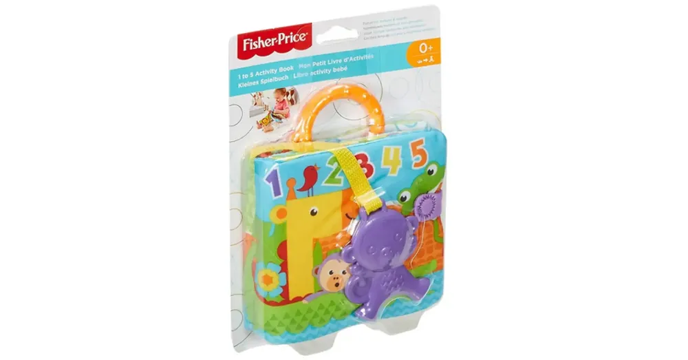 Újdonság Fisher-Price Számoljunk 1 – 5 foglalkoztató könyv – Mattel