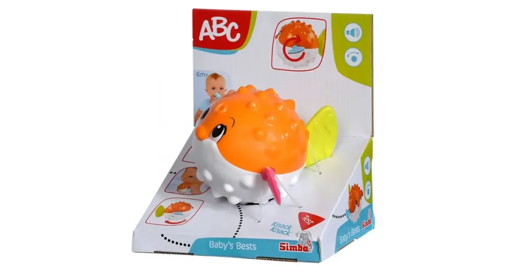 ABC színes csörgős pufi hal készségfejlesztő játék – Simba Toys Olcsóbb