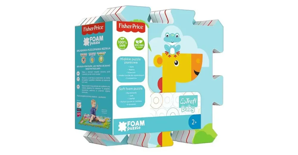 Fisher-Price Állatos szivacs puzzle – Trefl Újdonság