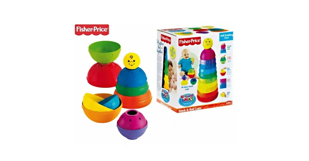 Fisher-Price Színes csészepiramis Biztonságos fizetés