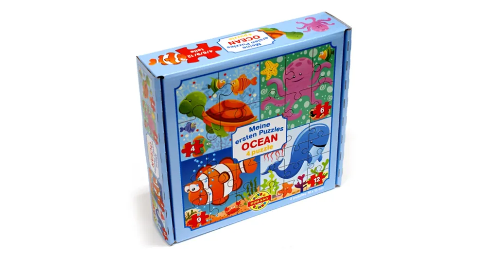Kihagyhatatlan ajánlat Az első puzzle-öm Óceán 4 az 1-ben baby puzzle