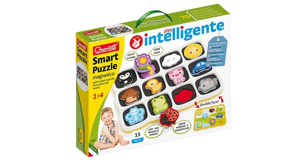 Rendeld meg most Quercetti Smart mágneses puzzle Első szavak és színek