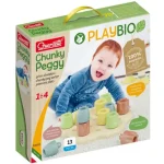 Quercetti Play Bio Chunky pötyi 13 db-os Expressz kézbesítés