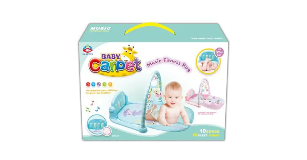 Biztonságos fizetés Baby fitness játszószőnyeg rugdosható zongorával hangeffektekkel kétféle változatban