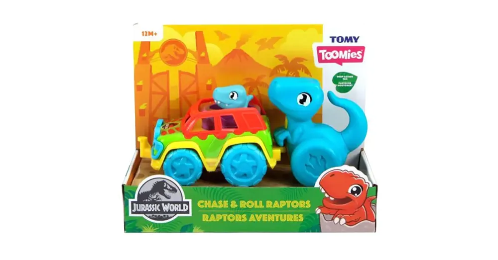 Toomies Jurassic World Dínó járgány játékszett Szezonális akció