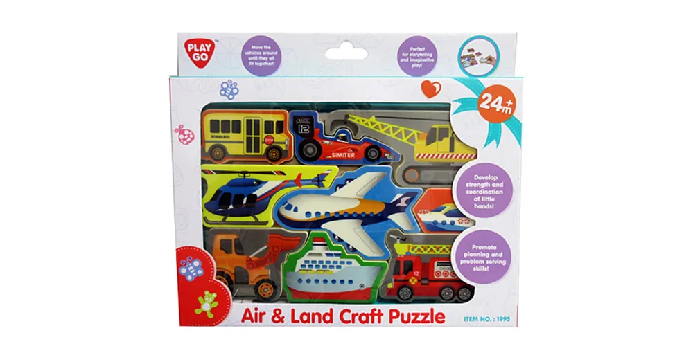 Kiárusítás Playgo Járművek formapuzzle