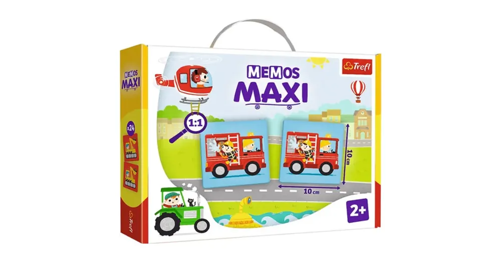 Legjobb ár Járművek Maxi memória játék 24 db-os – Trefl