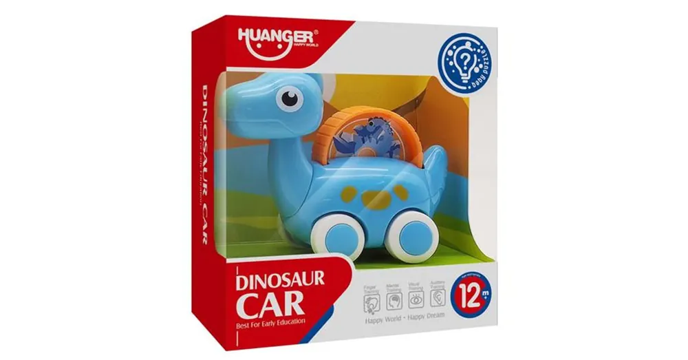 Prémium Kék dinoszauruszos bébijárgány 10,5 cm