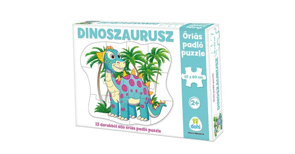 Dinoszaurusz óriás padló puzzle 12 db-os Árengedmény