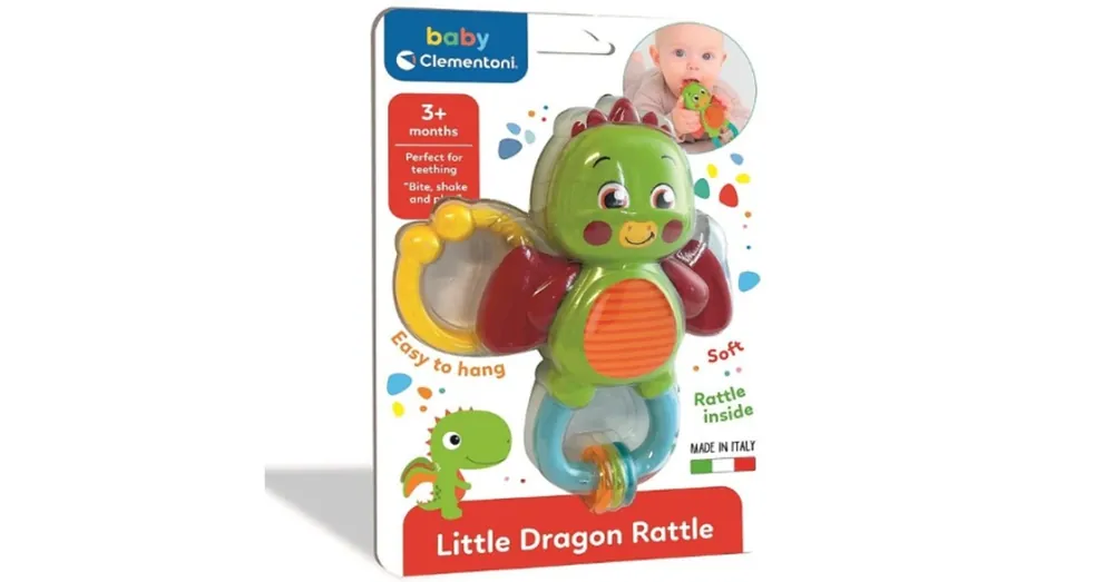 Legjobb ár Kis sárkány színes bébi csörgő – Clementoni baby