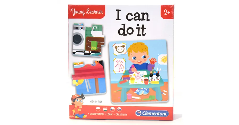 Újdonság Clementoni Megtudom csinálni! puzzle szett