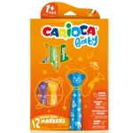 Carioca Színes macis bébi filctoll 12 db-os szett kimosható Kiárusítás
