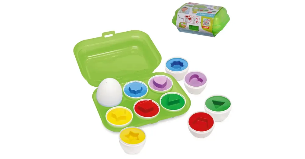 ABC színes tojásos formaválogató 6 db tojással – Simba Toys Szuper ajánlat