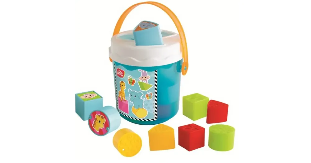Kiárusítás ABC Színes formaválogató vödör 16×13 cm – Simba Toys