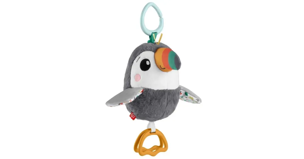 Szuper akció Fisher Price Kedves repkedő tukán plüss babajáték – Mattel
