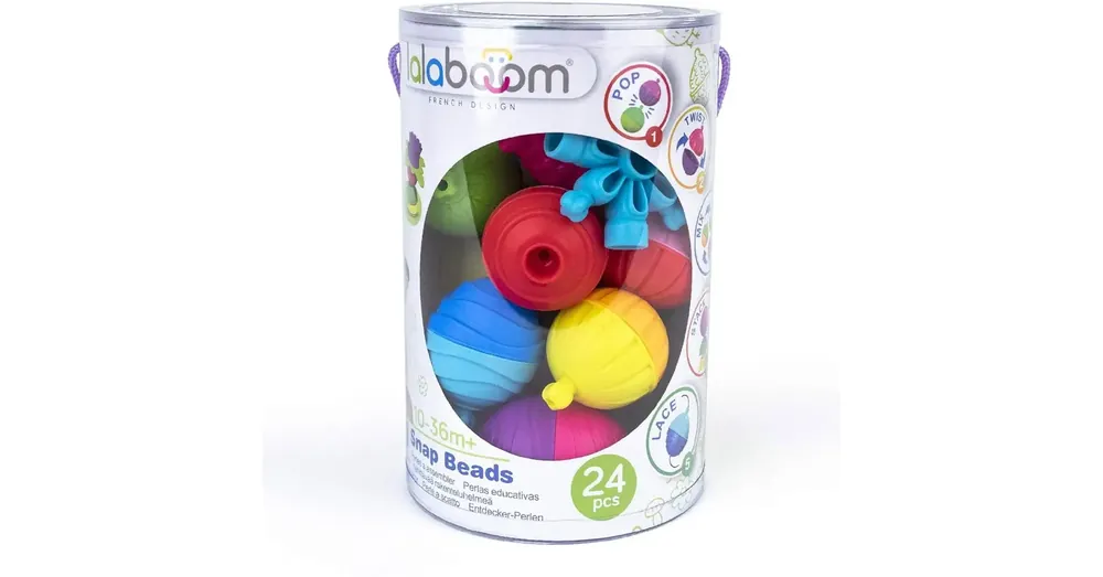 Különleges ajánlat LALABOOM 24 db-os bébi Montessori fejlesztőjáték – Trefl