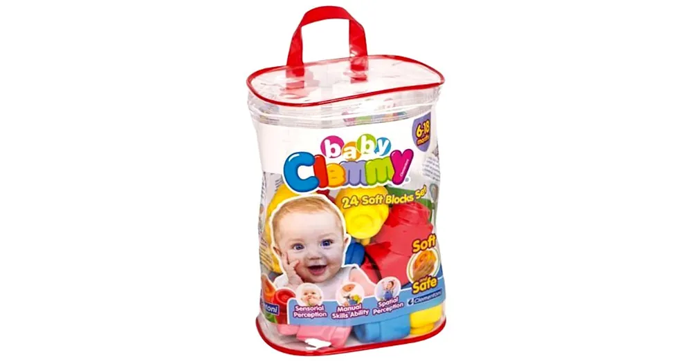 Kedvezmény Clementoni Clemmy Baby 24 db-os építőkocka szett