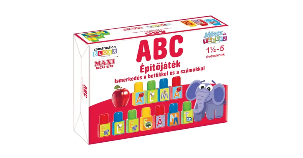 Kiárusítás Játssz és tanulj! ABC betűk és számok fejlesztő építőjáték – D-Toys