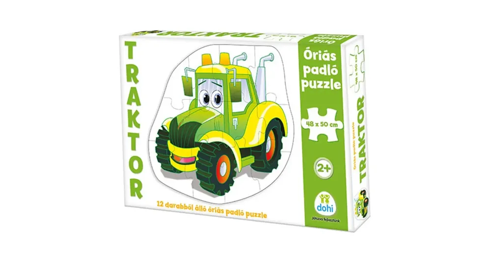 Outlet Traktor óriás padló puzzle 12 db-os