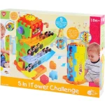 Biztonságos fizetés Playgo 5 az 1-ben bébi készségfejlesztő toronyjáték