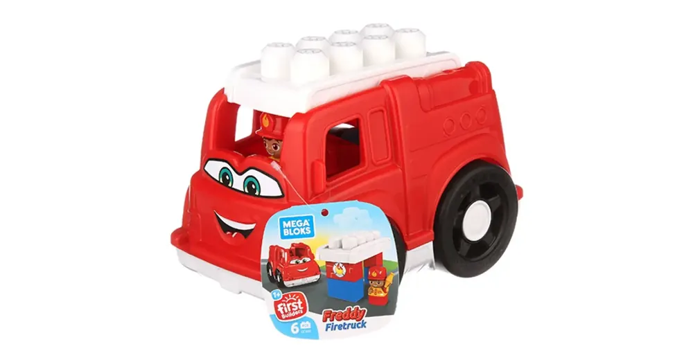 Vedd meg most Freddy tűzoltóautója First Builders építőjáték – Mega Bloks