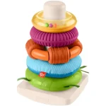 Exkluzív ajánlat Fisher-Price Sensory Rock-A-Stack™ gyűrűpiramis – Mattel