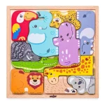 Állatos fa formakirakó puzzle – Woodyland Árcsökkenés