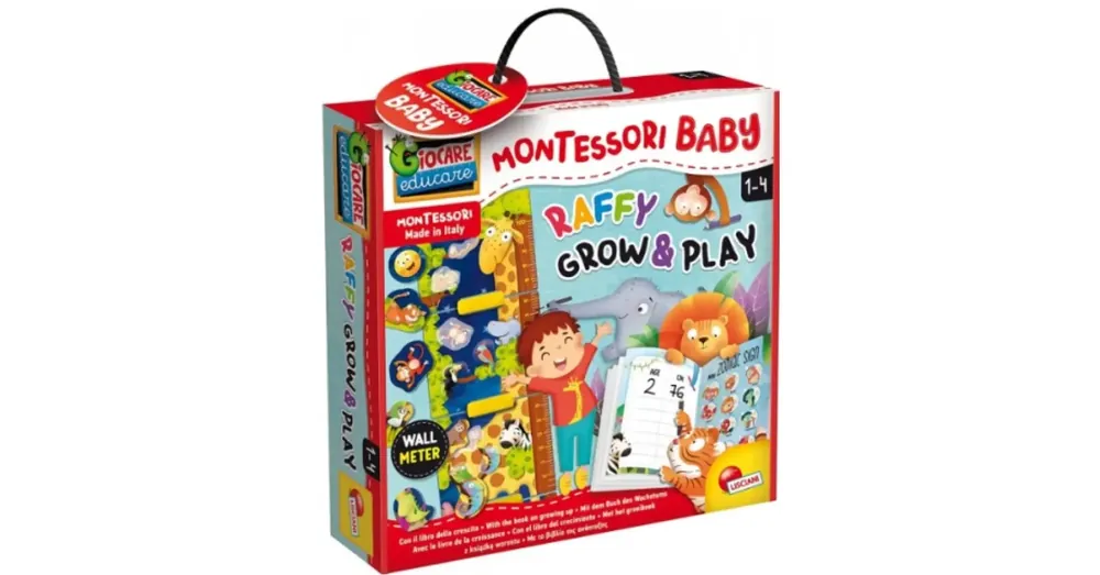 Kedvezményes ár Montessori Baby Zsiráf magasságmérő