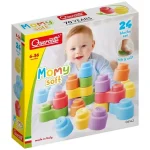 Quercetti Momy Soft 24 db-os puha építőkocka szett Gyors szállítás