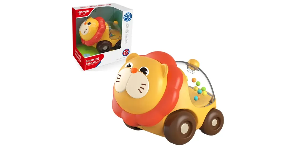 Árengedmény Happy World Gurulós csörgő oroszlán 11 cm