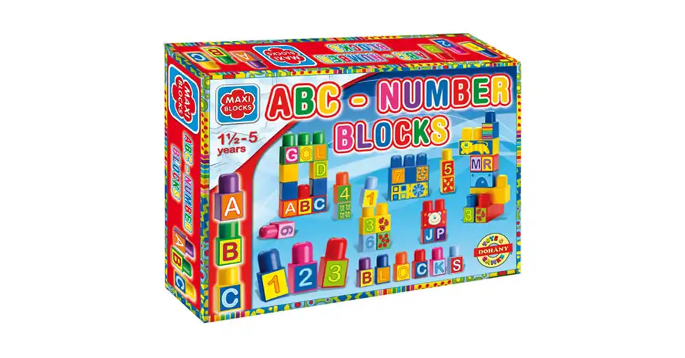 Maxi Blocks ABC építőkockák 64 db-os – D-Toys Vedd meg online